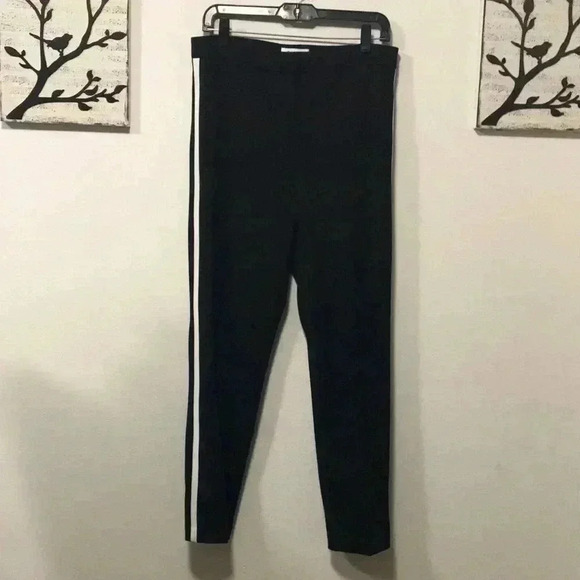 NWT Calvin Klein Tuxedo Styling Dress Pant w/White Stripe-Size 10 - Picture 1 of 9